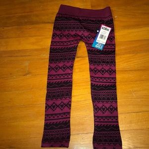 BNWT STAR RIDE GIRLS THICK LEGGINGS SZ.4-6x